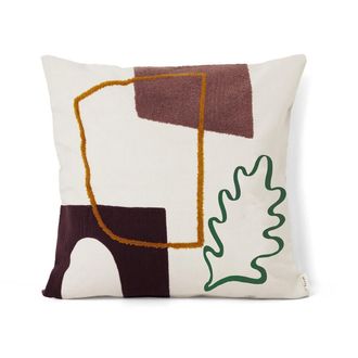 Ferm Living Mirage Kissen 50 x 50 cm, Leaf
