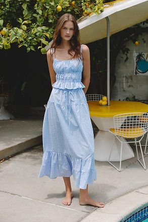 Peixoto Riley 100% Cotton Maxi Skirt