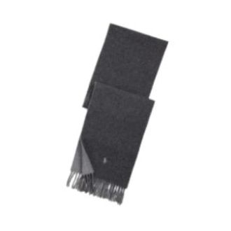 Polo Ralph Lauren Accessoires, unisex, Grijs, ONE Size, Wol, Klassieke Omkeerbare Sjaal
