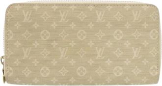 Louis Vuitton Pre-owned Wallets, female, Beige, Size: ONE SIZE Pre-owned Canvas Wallet