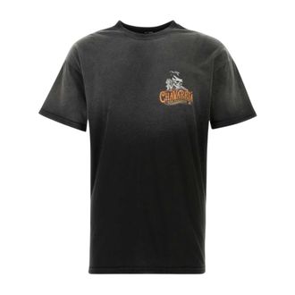 Willy Chavarria T-Shirts, male, Black, Size: S Pomade Easy Tee