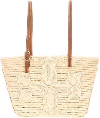 Tory Burch Schoudertas - Dames - Shoppers - Beige - ONE Size - Tassen