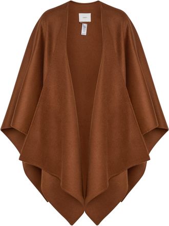 Joseph Cassidy Wool and Cashmere-blend Cape Coat - Rust - 44 (UK16 / XL)