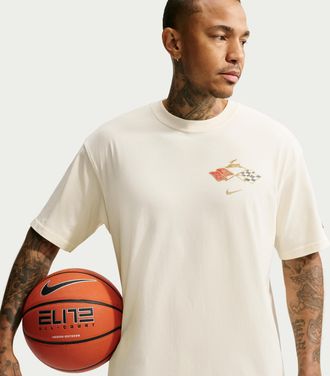 Nike Mens Devin Booker Basketball T-Shirt in Brown | IV5508-133