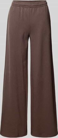 Gina Tricot Wide Fit Sweatpants mit elastische Bund in Mittelbraun, Gr&ouml;&szlig;e XL