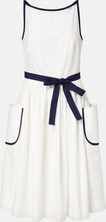 Prada Cotton and linen midi dress