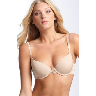 Natori Body Doubles - 138001 Lace Trim Push-Up Bra in Cafe at Nordstrom, Size 32D