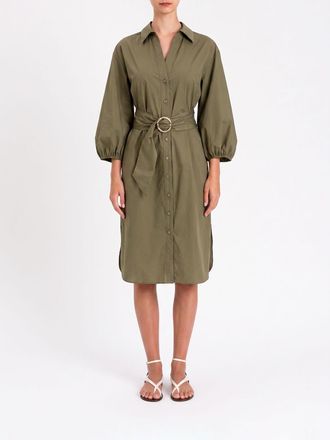 Twinset Abito chemisier in cotone stretch
