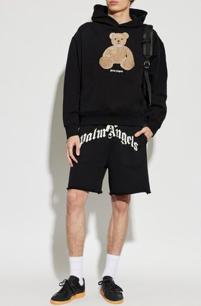Palm Angels Hoodie, Mens, Black
