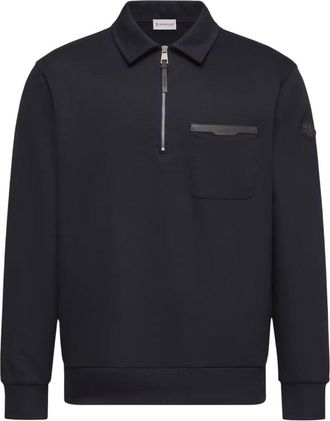 Moncler POCKET DETAIL LS POLO Size: XXL, colour: NAVY