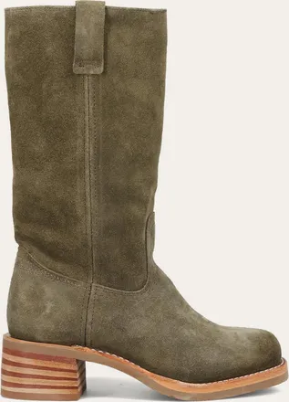 Frye Womens Campus 12R In Olive/Suede M