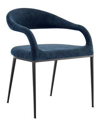 Armen Living Morgan Upholstered Dining Chair
