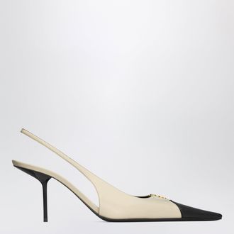 Saint Laurent Babylone Breteuil slingback pumps in smooth leather