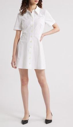 Frame Denim The Flare Mini Shirtdress in White at Nordstrom Rack, Size X-Small