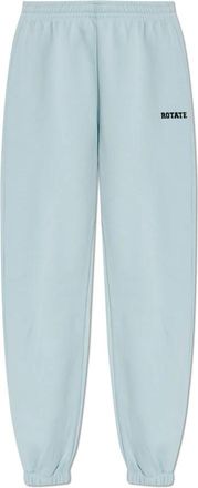 Rotate Trainingsbroeken met logo - Dames - Sweatpants - Blauw - XS - Katoen - Broeken