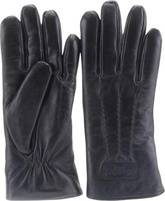 Warmbat Handschoenen - unisex - Handschoenen - Zwart - S - Leer - Accessoires