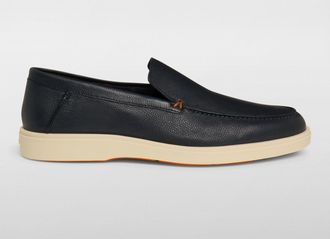 Santoni Mocassino Santoni in pelle a grana