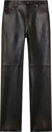 Golden Goose Leren broek - Rood