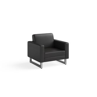 Safco Lounge Chair - Black