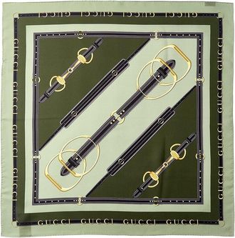 Gucci Printed Silk Twill Carre