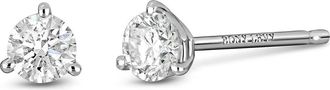 Bony Levy 18K Gold & Diamond Stud Earrings,.05ct.-.50ct. in White at Nordstrom, Size 0.25