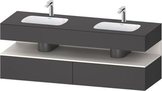 Duravit Qatego Lavabo Encastrado Con Base De Lavabo Consola, - Duravit