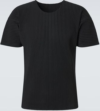 Homme Pliss&eacute; Issey Miyake Homme Pliss&eacute; Issey Miyake Basics pleated T-shirt