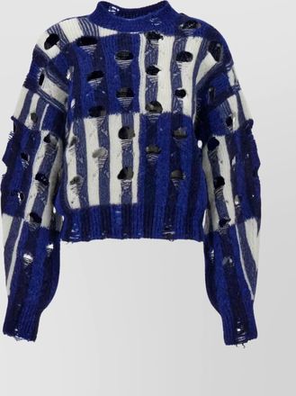 Off-white ribbed oversized sweater