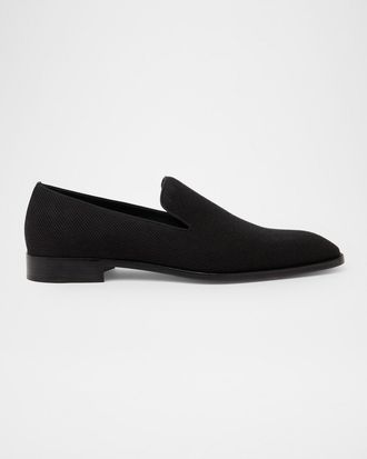 Christian Louboutin Men & apos;s Danny Flex Everlasting Red-Sole Loafers
