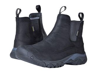 Keen Anchorage Boots III Waterproof Mens Boots Black/Raven : 9 D - Medium, Leather