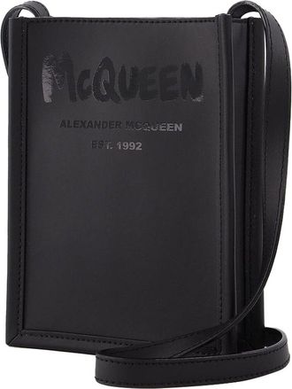Alexander McQueen Alexander Mcqueen Black Polyester Liberty Mini Crossbody, Never Carried (Authentic Pre-Loved)