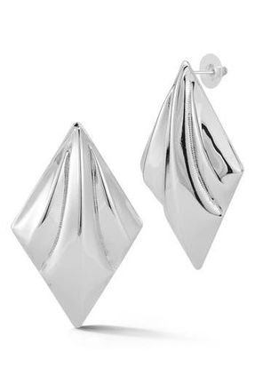 Sphera Milano Geometric Drop Earrings in Silver at Nordstrom Rack