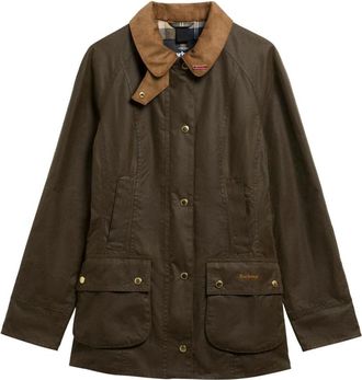 Barbour Icons Beadnell Waxed Jacket - - Jackets - Donna - Marrone - XS
