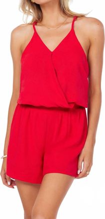 Bishop + Young Free Spirit Bubble Top In Cherry