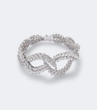 Yeprem Pulsera Y-Couture de oro blanco de 18 ct con diamantes