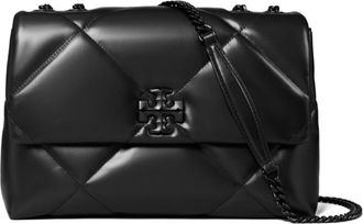 Tory Burch Black Kira Diamond Shoulder Bag