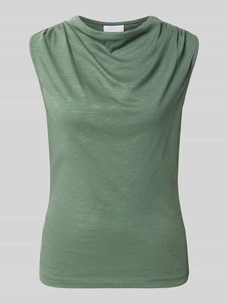 Jake*s Top mit Wasserfall-Ausschnitt in Schilf, Gr&ouml;&szlig;e XXL