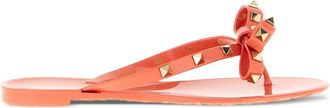 Valentino Garavani Rockstud slides - Orange