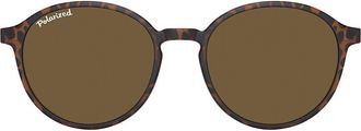 SmartBuy Collection Round Clip-On Acetate Mens Sunglasses Tortoiseshell Size 51 - Free Lenses - SmartBuy Collection