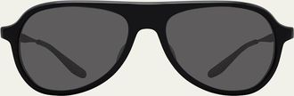 Barton Perreira 007 Vedretta Acetate Aviator Sunglasses