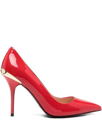 Love Moschino Patent Red Pointed-Toe Pumps