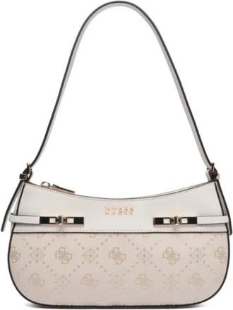 Guess Compacte Schoudertas - Dames - Schoudertassen - Beige - ONE Size - Tassen