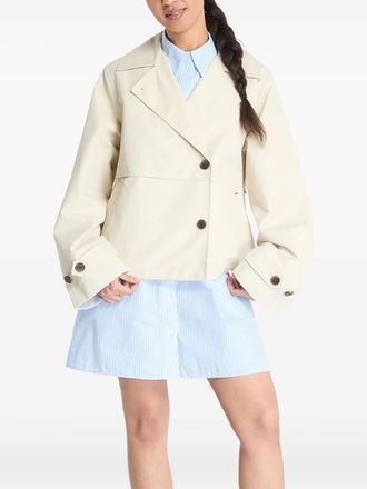 Tommy Hilfiger Jas met knopen - Beige