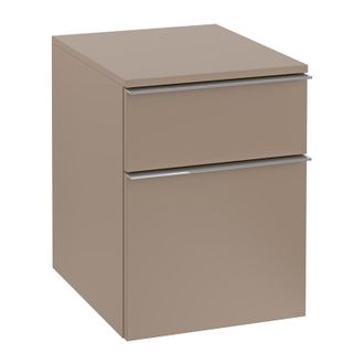 Villeroy & Boch Prolongaci&oacute;n De Armarios Villeroy & Boch Venticello A95401, 404x529x477mm, Para Conexi&oacute;n A Armario Bajo Lavabo, Color: Negro Mate Laca, Mango: Cromo B