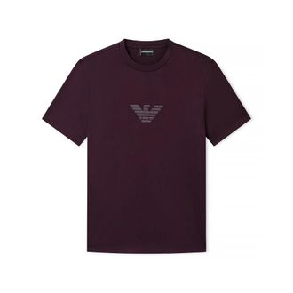 Emporio Armani Pima Jersey T-shirt - Heren - T-shirts - Paars - XL - Katoen - Tops