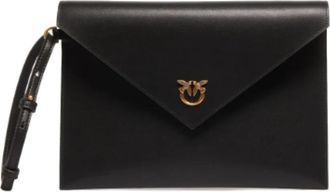 Pinko Zwarte tassen voor een stijlvolle uitstraling - Dames - Clutches - Zwart - ONE Size - Tassen