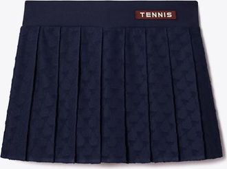 Tory Burch Womens Terry Jacquard Mini Tennis Skirt, size XS