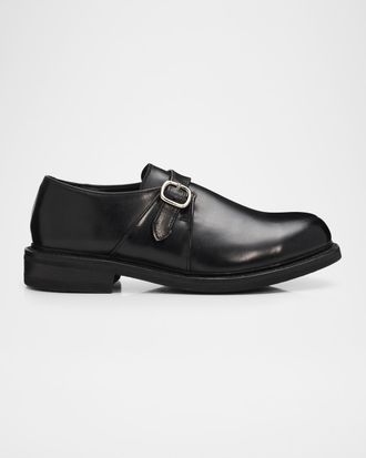 Allen Edmonds Men & apos;s Leather Monk Strap Shoes