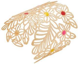 8 by YOOX RIGID FLOREAL BRACELET