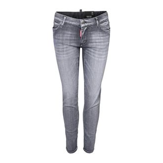 Dsquared2 Dames, Jeans, Zwart, Maat: 2XS Katoen